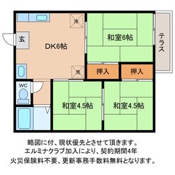 フレグランスフジノの物件間取画像